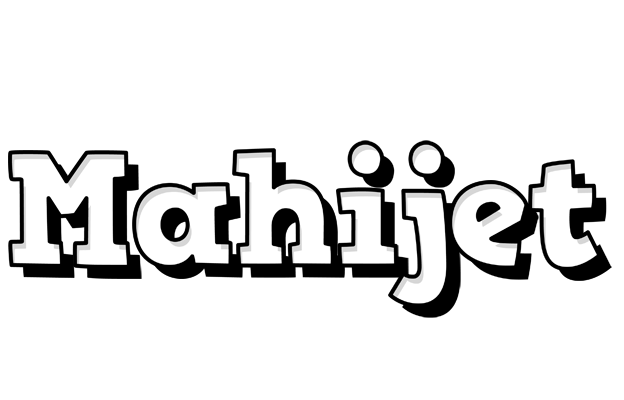 Mahijet snowing logo