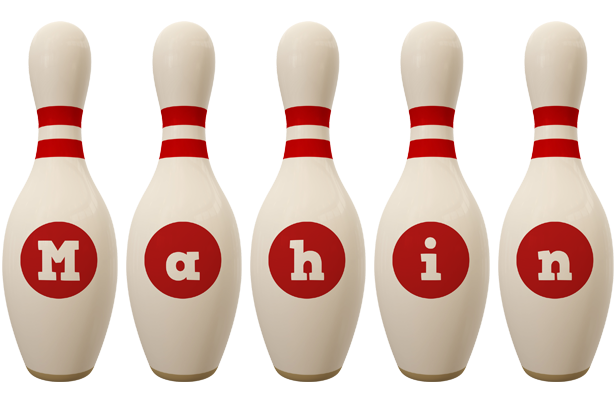 Mahin bowling-pin logo