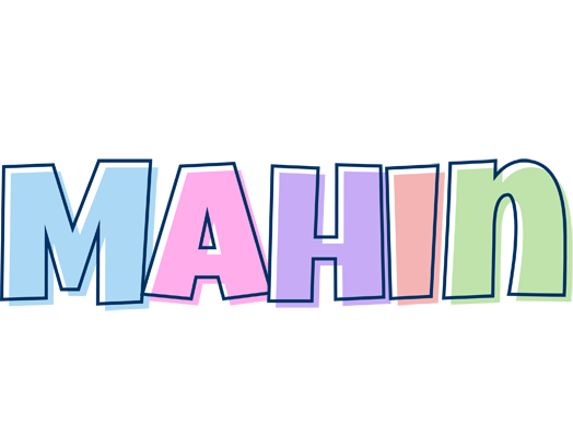 Mahin pastel logo