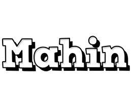 Mahin snowing logo