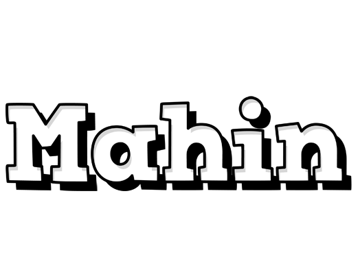 Mahin snowing logo