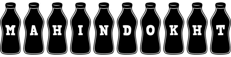 Mahindokht bottle logo