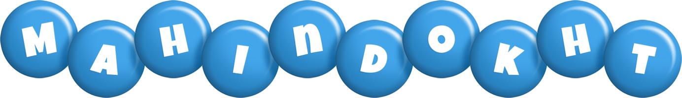 Mahindokht candy-blue logo