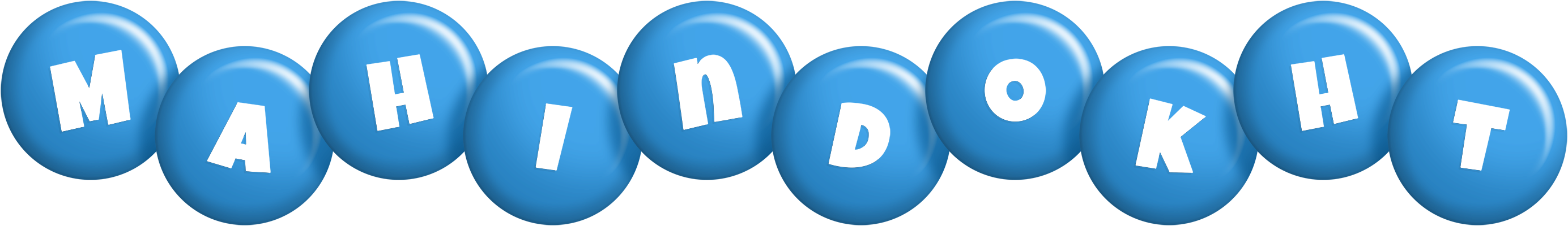 Mahindokht candy-blue logo