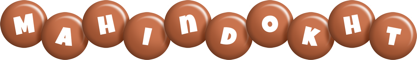 Mahindokht candy-brown logo