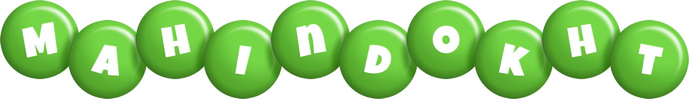 Mahindokht candy-green logo