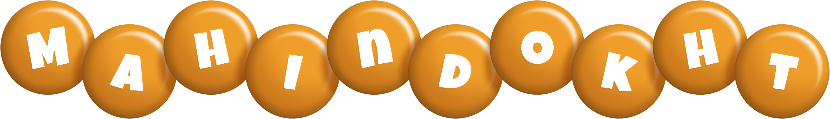 Mahindokht candy-orange logo