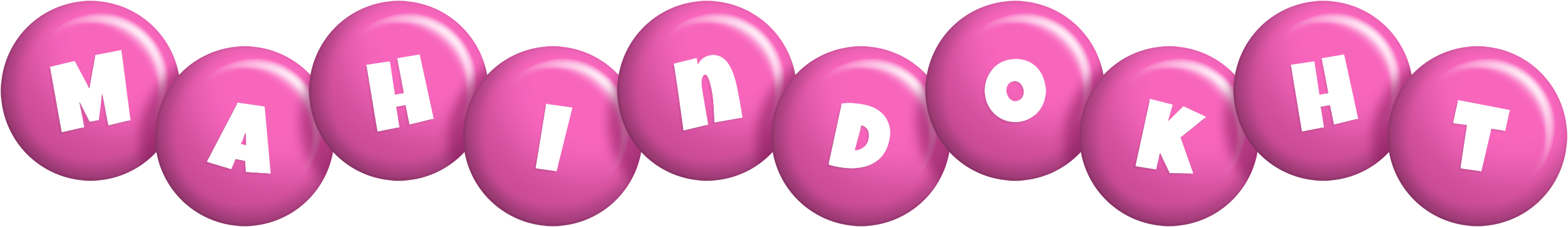 Mahindokht candy-pink logo