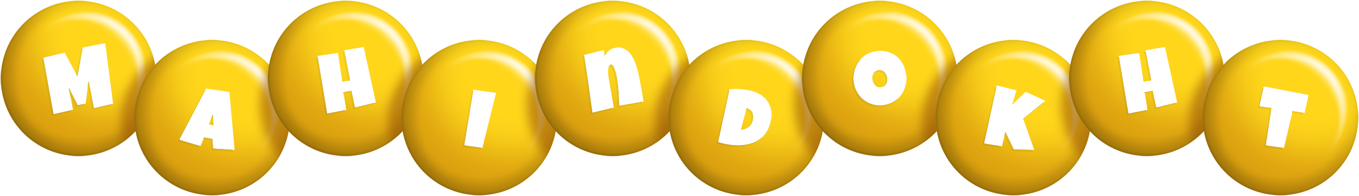 Mahindokht candy-yellow logo