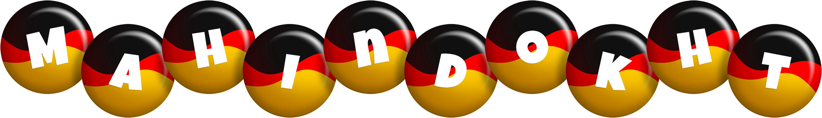 Mahindokht german logo
