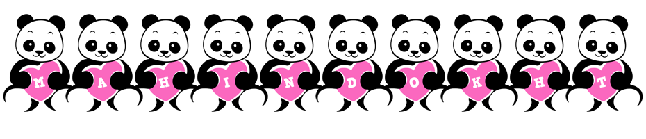 Mahindokht love-panda logo