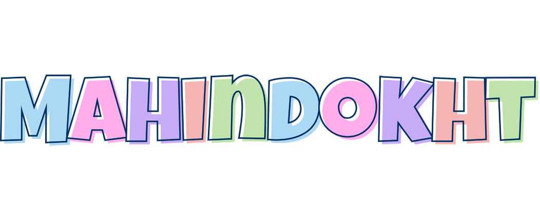 Mahindokht pastel logo