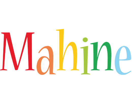 Mahine birthday logo