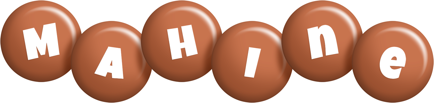 Mahine candy-brown logo