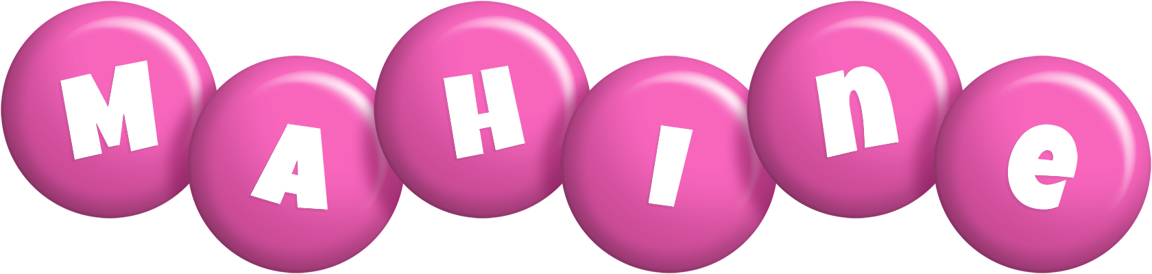 Mahine candy-pink logo