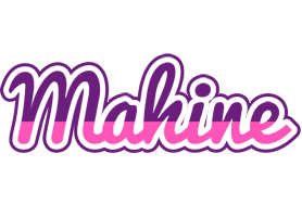 Mahine cheerful logo