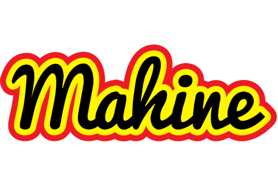 Mahine flaming logo