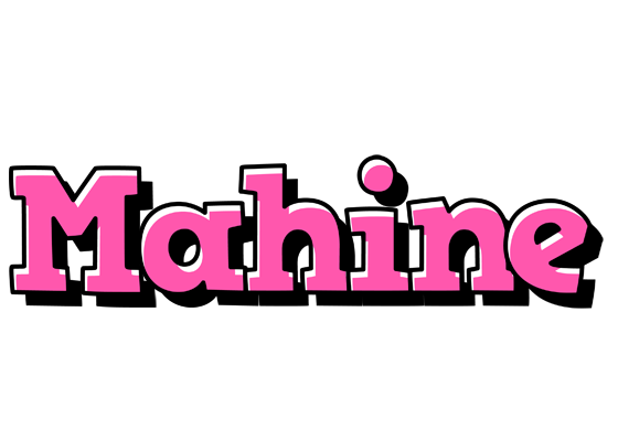 Mahine girlish logo