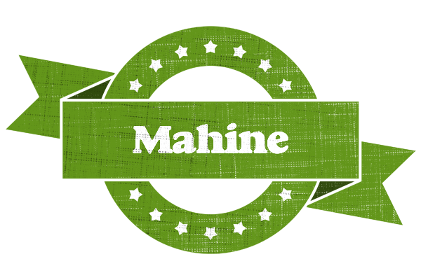 Mahine natural logo