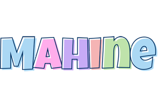 Mahine pastel logo