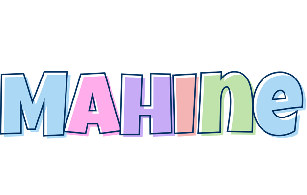 Mahine pastel logo