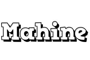 Mahine snowing logo