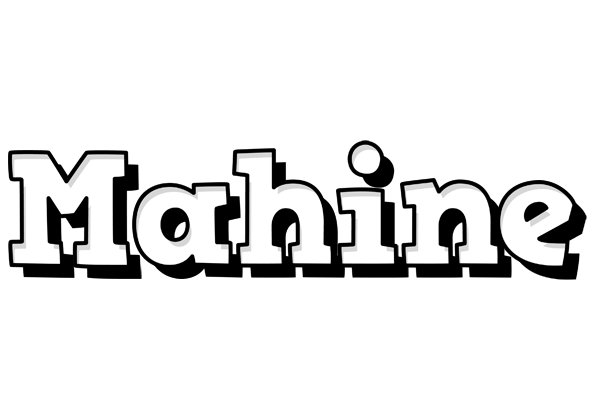 Mahine snowing logo