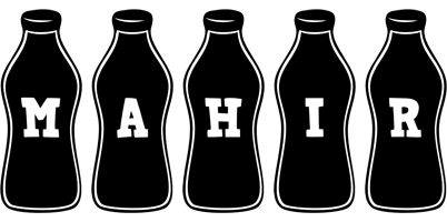 Mahir bottle logo