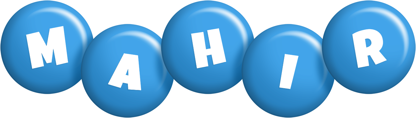 Mahir candy-blue logo
