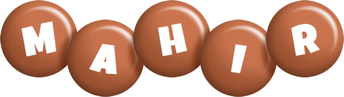 Mahir candy-brown logo