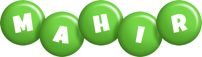 Mahir candy-green logo