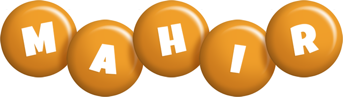 Mahir candy-orange logo
