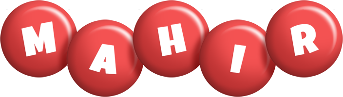 Mahir candy-red logo