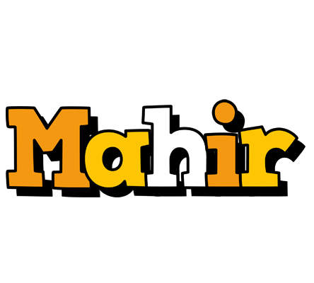Mahir cartoon logo