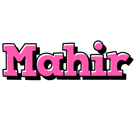 Mahir girlish logo