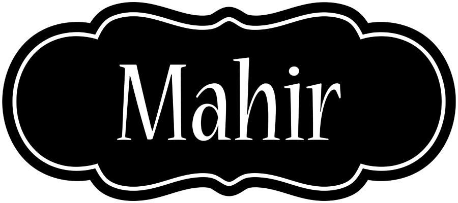 Mahir welcome logo