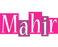 Mahir whine logo