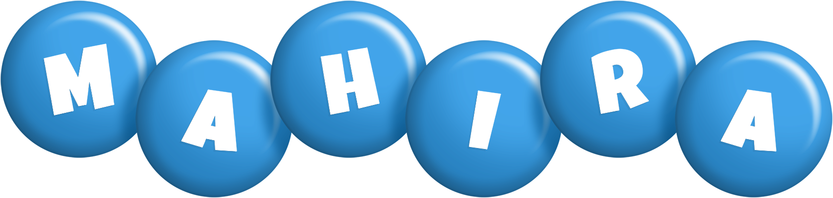 Mahira candy-blue logo