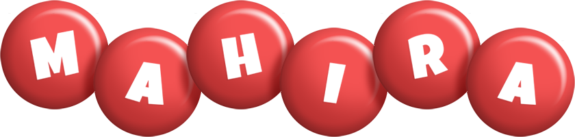 Mahira candy-red logo