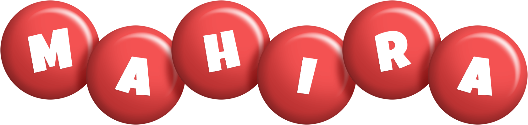 Mahira candy-red logo