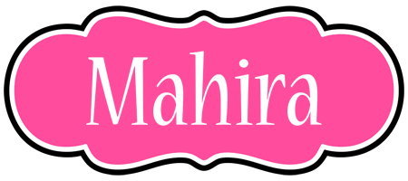 Mahira invitation logo