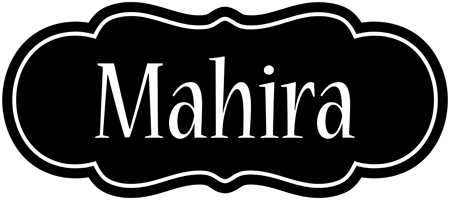 Mahira welcome logo