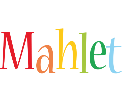Mahlet birthday logo