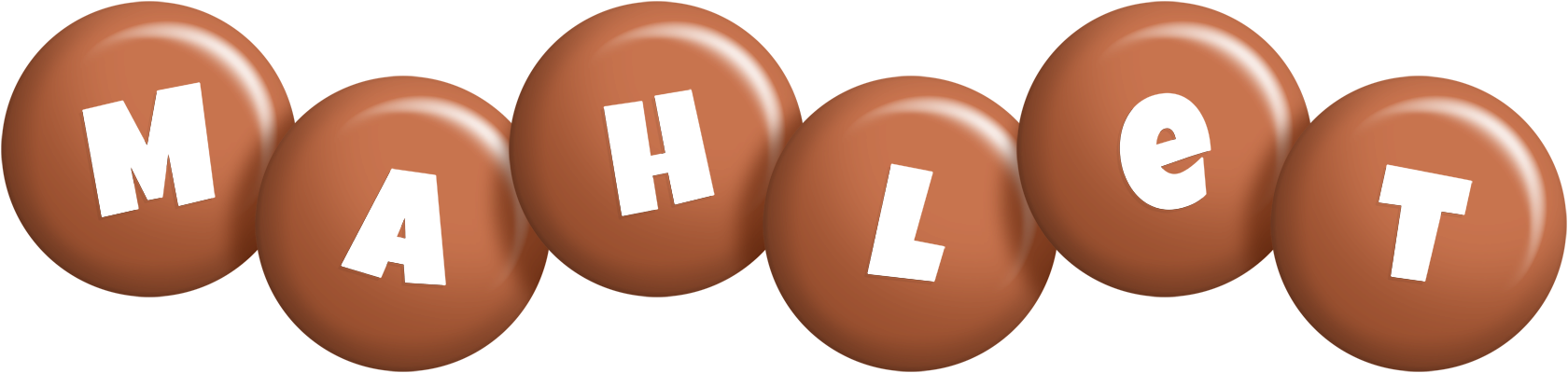Mahlet candy-brown logo