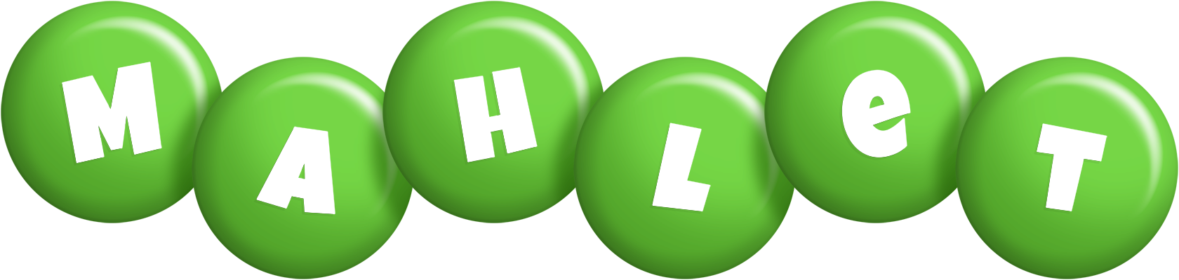 Mahlet candy-green logo