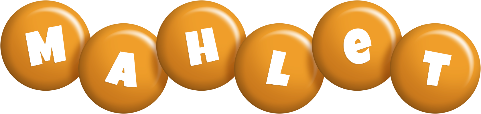 Mahlet candy-orange logo