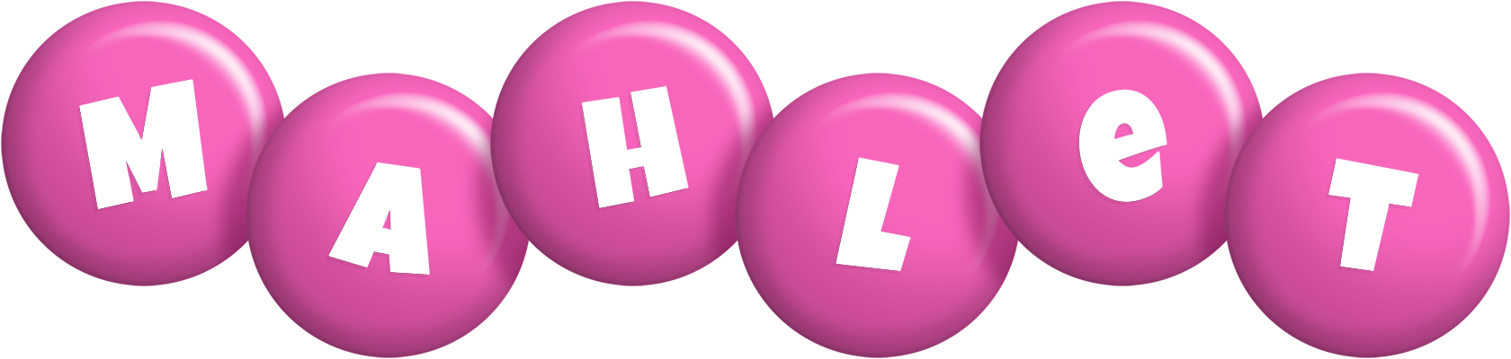 Mahlet candy-pink logo