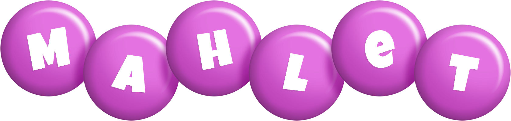 Mahlet candy-purple logo