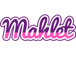 Mahlet cheerful logo