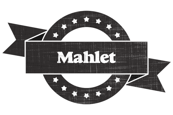Mahlet grunge logo